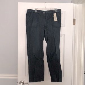 women’s LOFT brand new jeans, dark, soft, 10 petite
